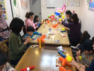We enjoyed balloon art!